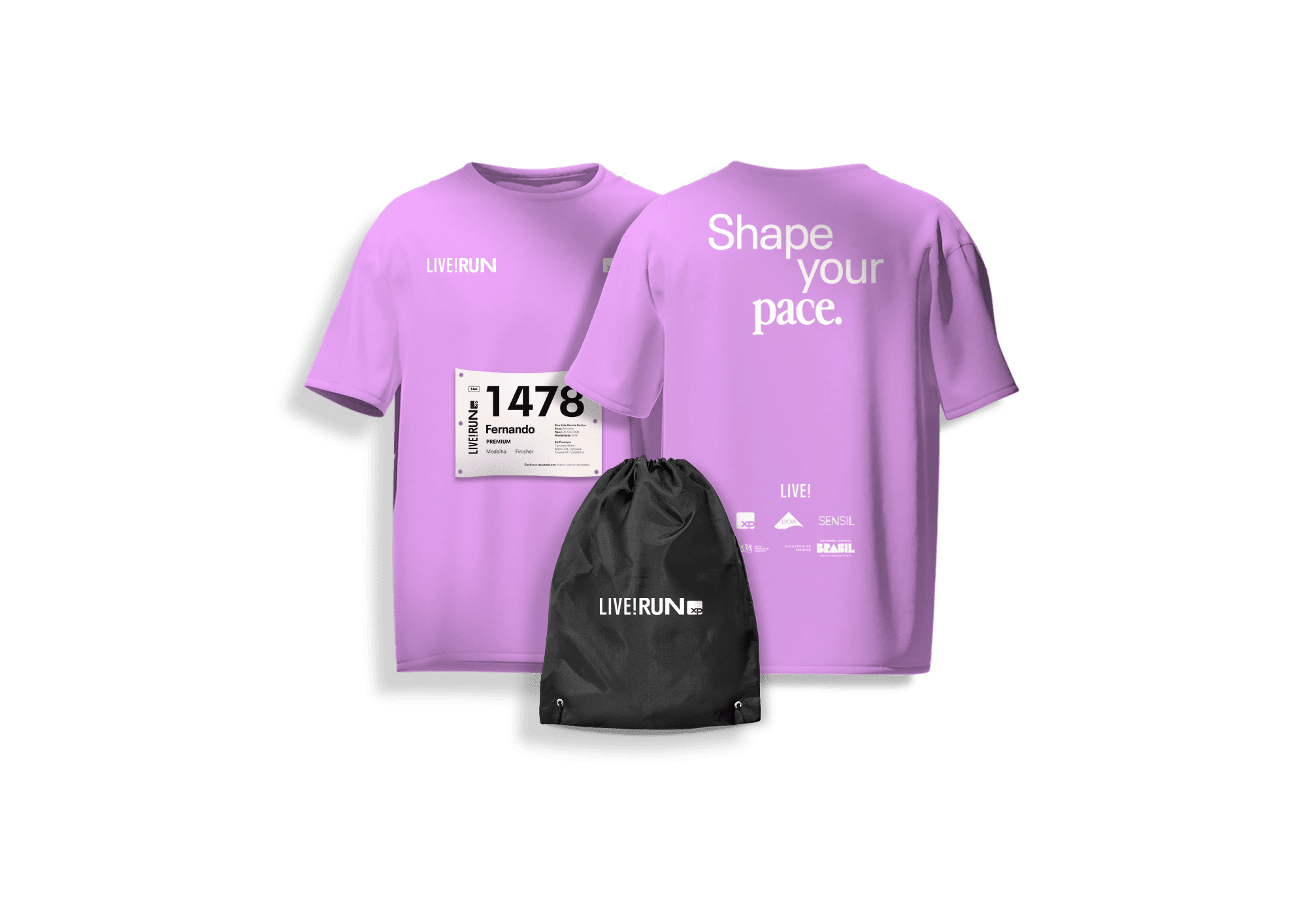 Kit 5, 10 e 15 km