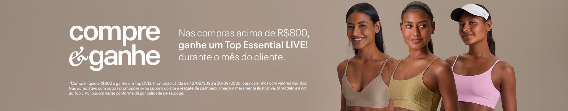 Novidades da coleção e semana