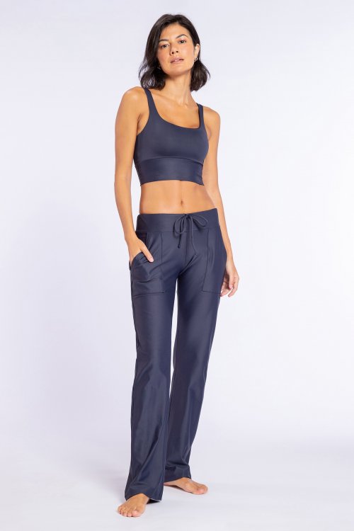 Top e Calça Wellness Essential Marine