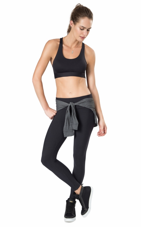 Top Nadador Bio Basic e Fusô Active Essential Preto