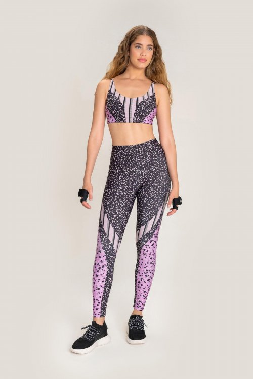 Top Strappy e Legging Flora Top Strappy e Legging Flora