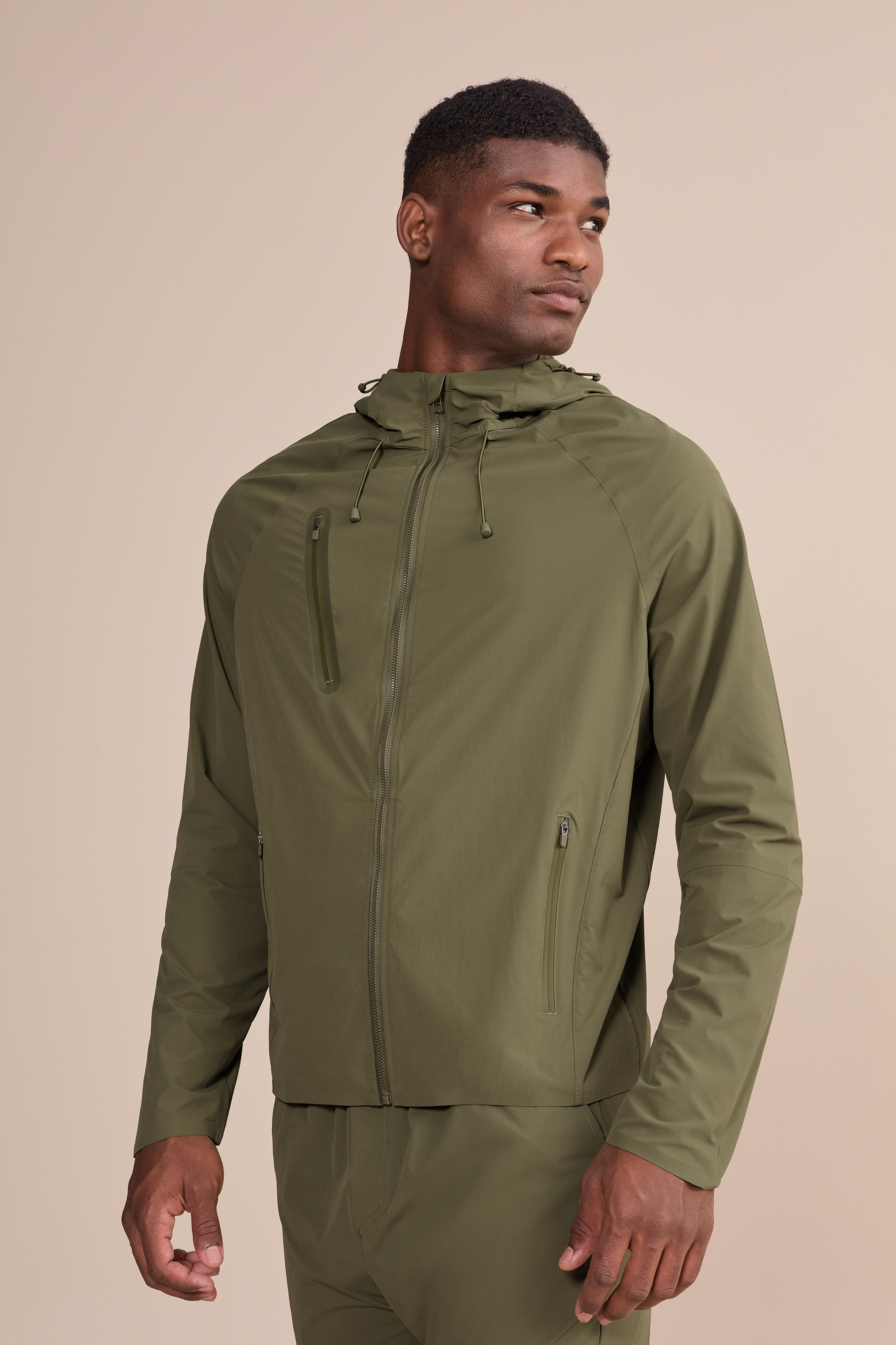 Jaqueta Sender Stretch 3L - Masculina (Grande), Verde (Terra), G