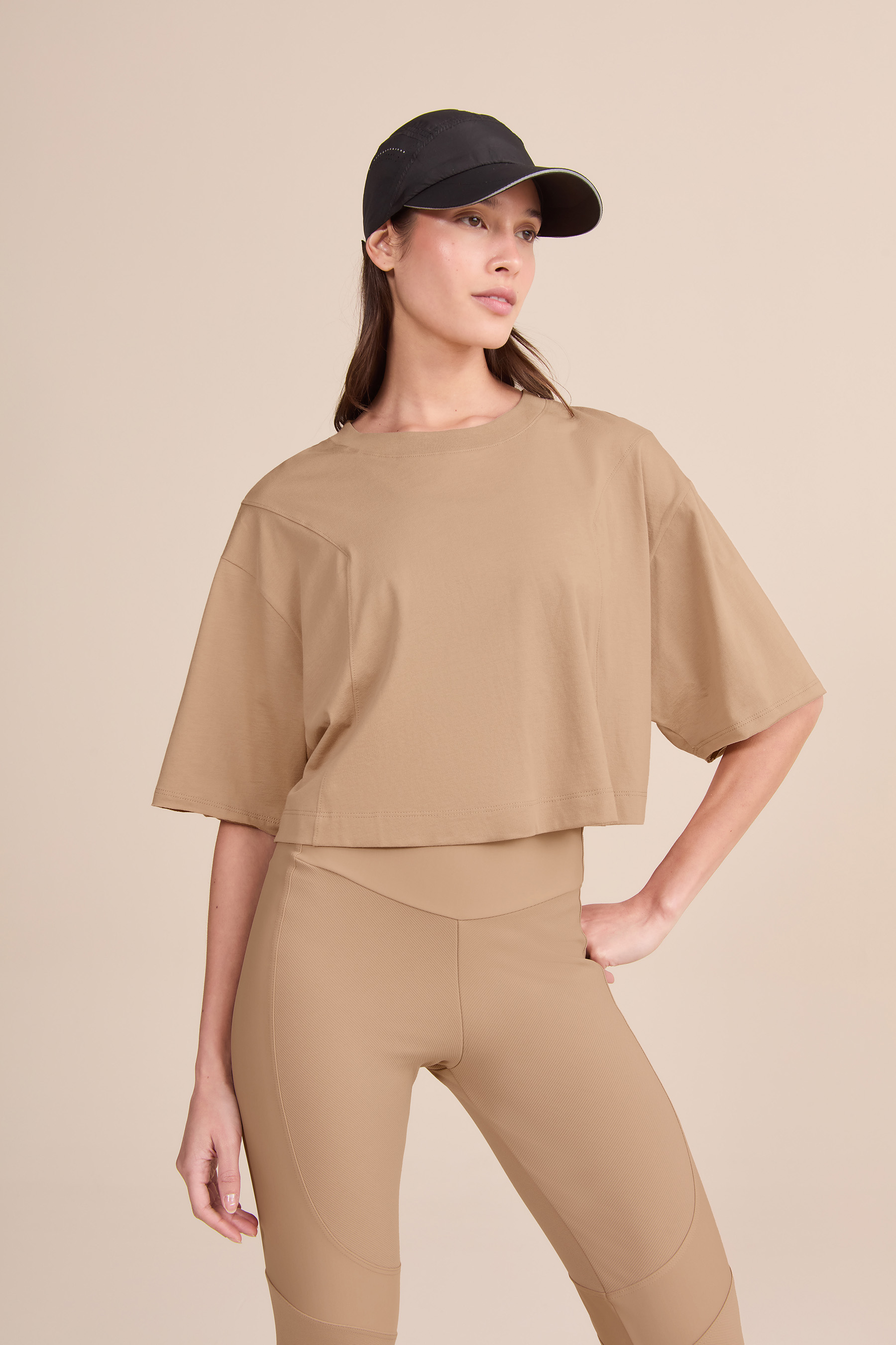 Live! — Camiseta Cropped Soft Pima