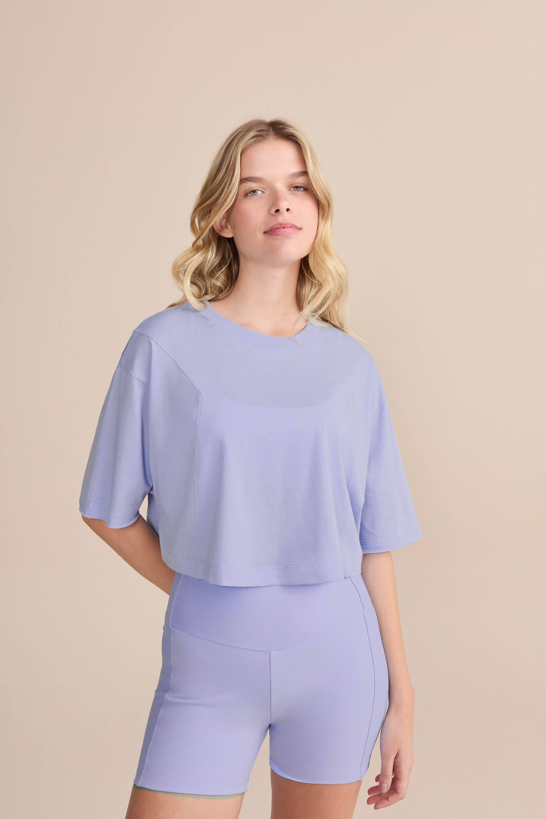 Live! — Camiseta Cropped Soft Pima