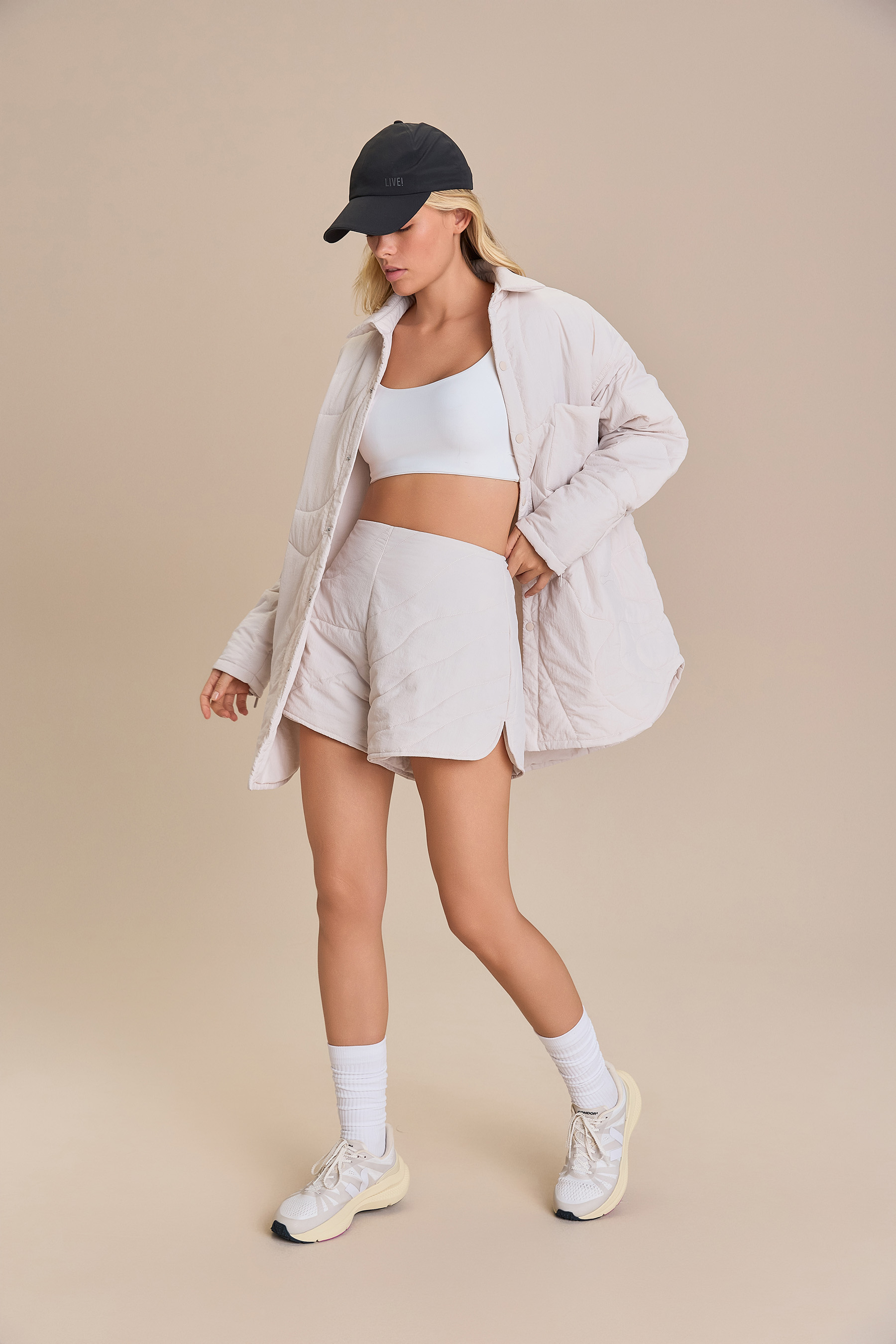 Live! — Shorts Matelassê Nylon Breezy