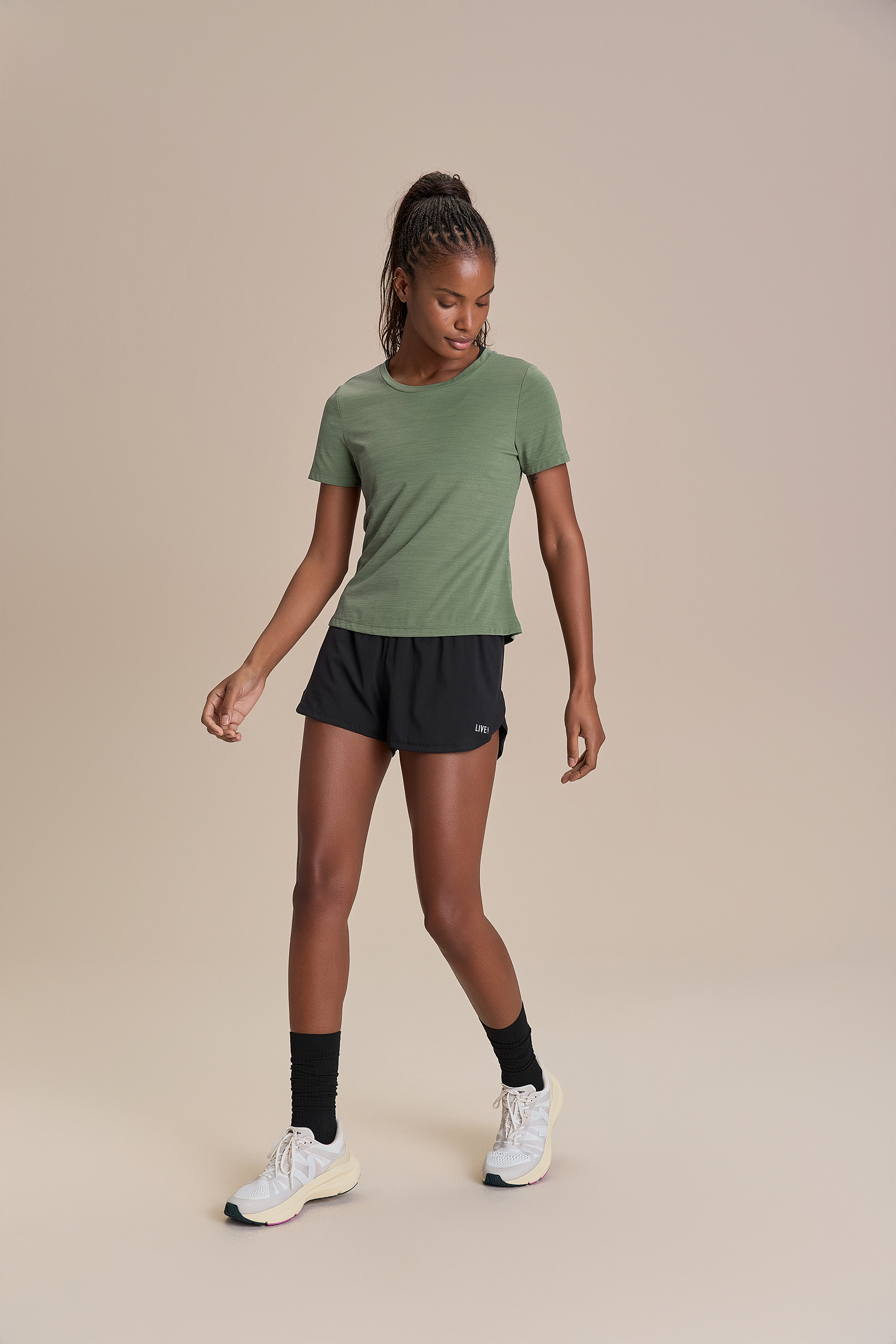 Live! — Camiseta Cut Back Merged Skin