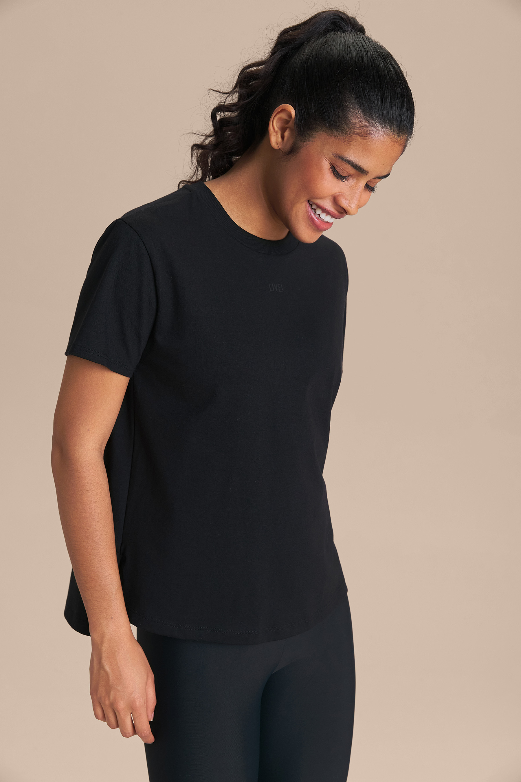 Live! — Camiseta Pima Slim