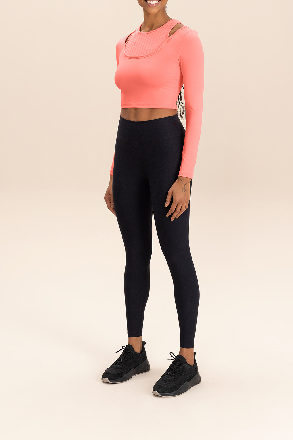 Blusa Cropped ML Overlay — LIVE!