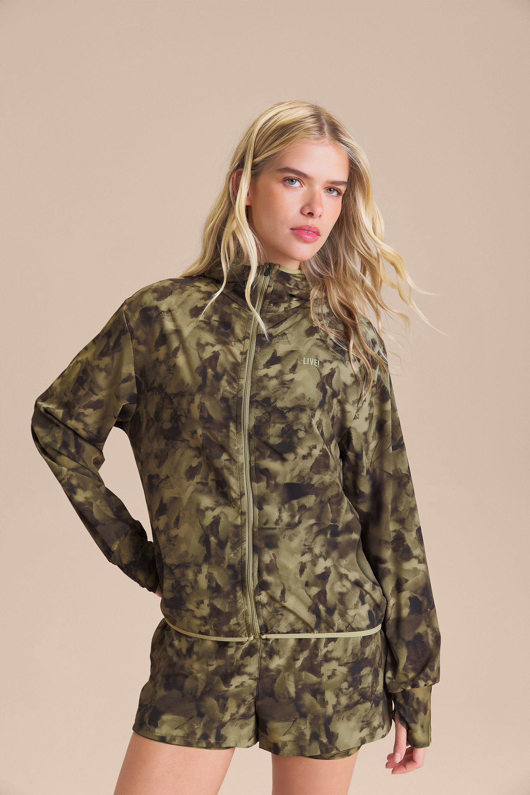 Live! — Jaqueta Packable Wildgrain Dryside