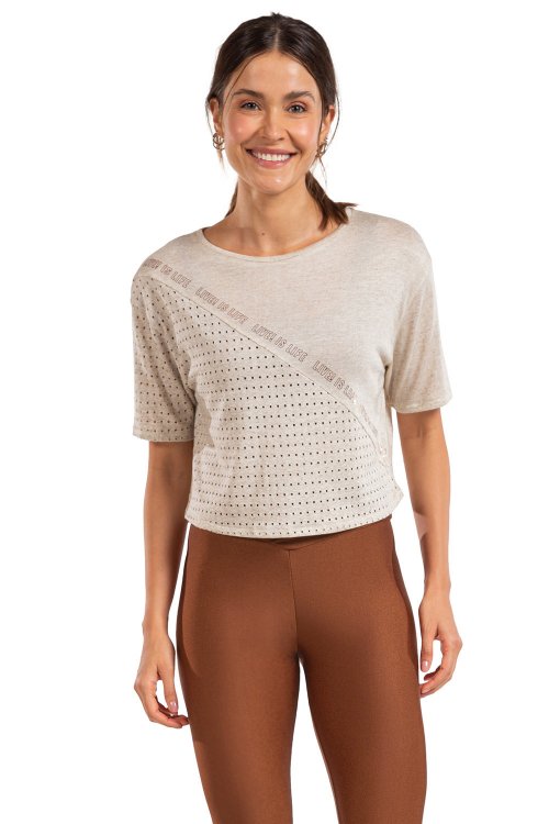 Blusa Cropped Modal Energy