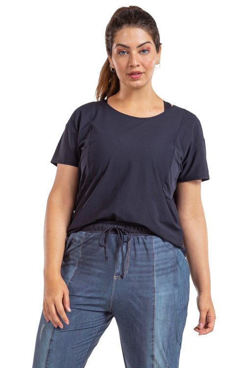 Blusa Box Neo Rib LIVE!+