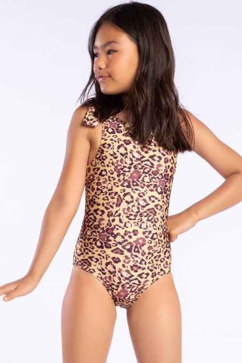 Maiô Tie Leopard Kids