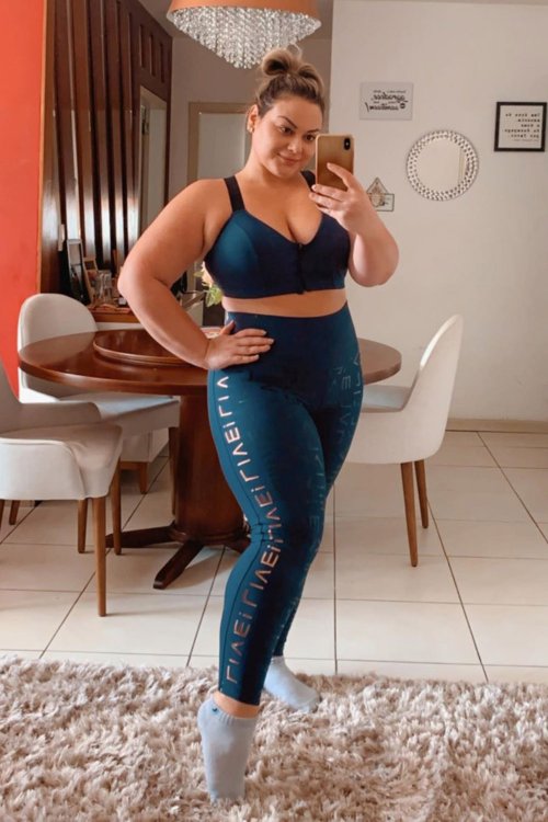 Top Neo Halter Dots Plus Size