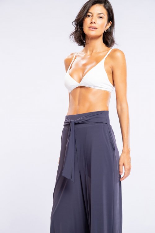 Calça Pantalona Tie Essential