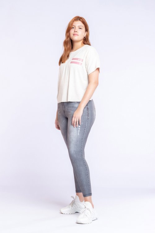 Blusa Cropped Signature LIVE!+ Blusa Cropped Signature LIVE!+