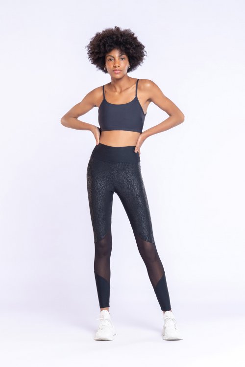 Calça Legging Block Stardust Calça Legging Block Stardust