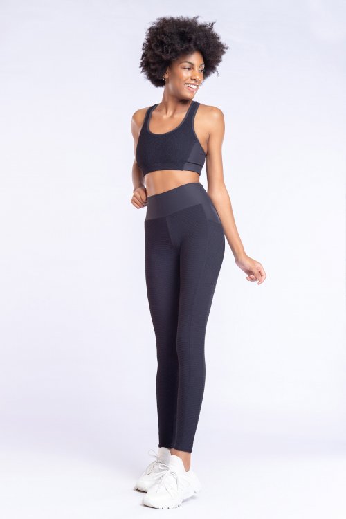 Calça Legging Pocket Rippling Effect Calça Legging Pocket Rippling Effect