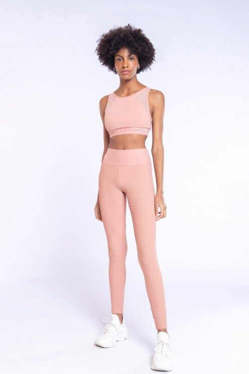 Calça Legging Pocket Rippling Effect