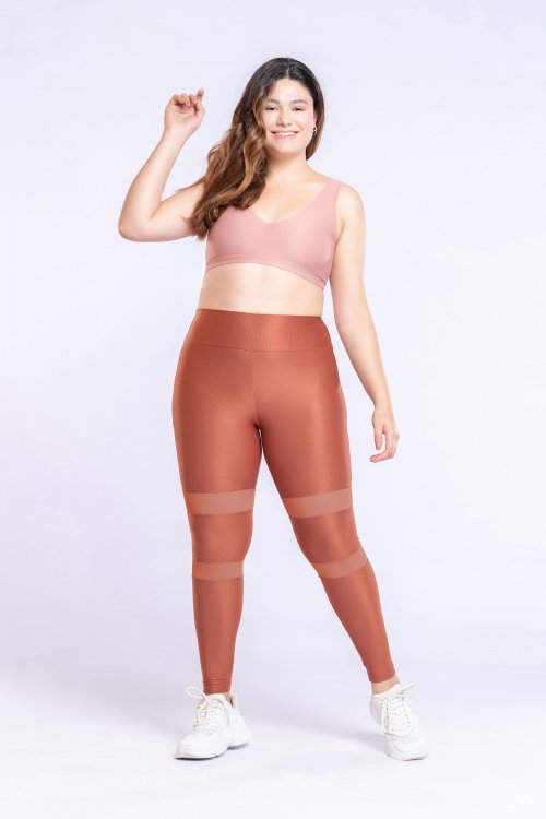Calça Legging Block Lines Allure