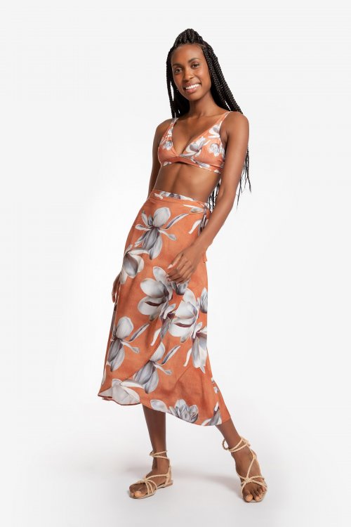 Saia Midi Wrap Biarritz Saia Midi Wrap Biarritz