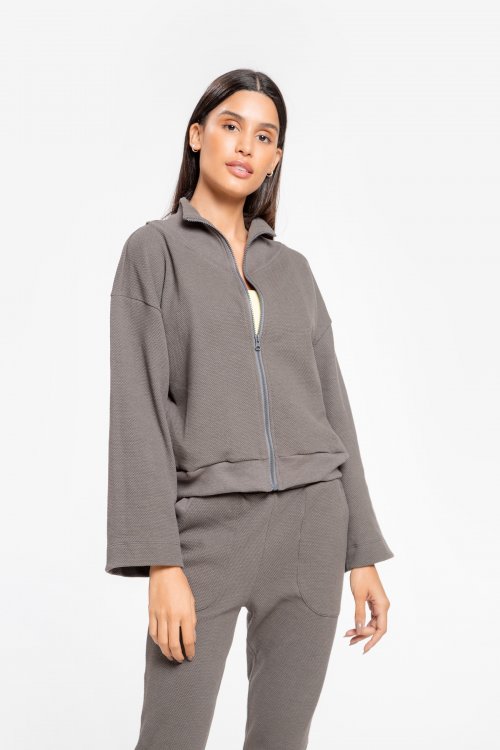 Jaqueta Zip Relaxing Jaqueta Zip Relaxing