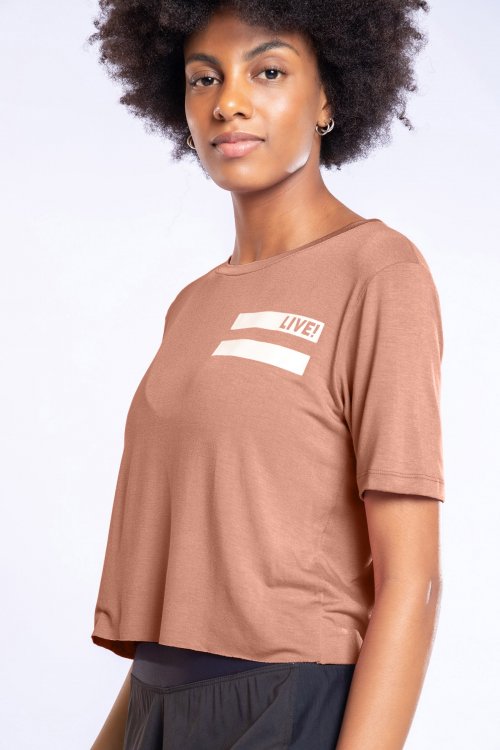 Blusa Cropped LIVE! Signature Blusa Cropped LIVE! Signature