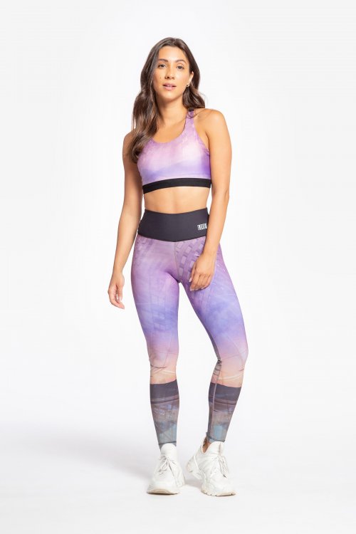 Calça Legging Reversible Mix Denim Calça Legging Reversible Mix Denim
