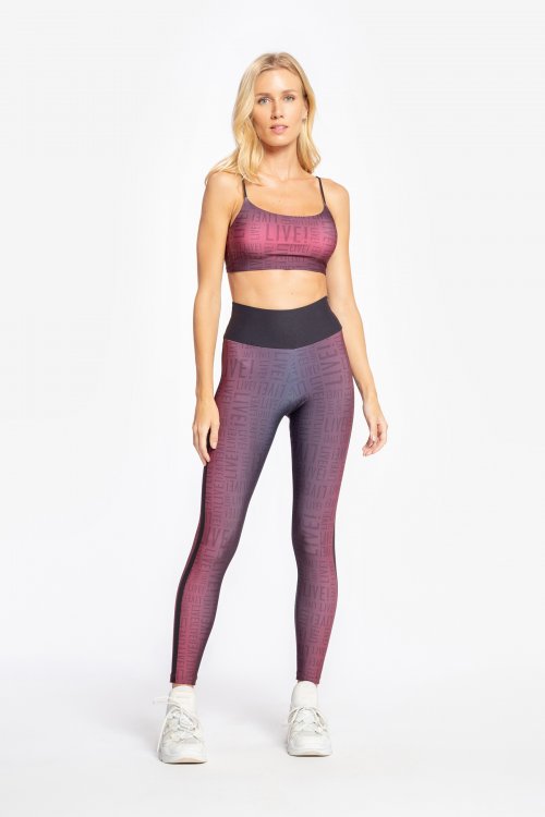 Calça Legging Mix Gradient Calça Legging Mix Gradient