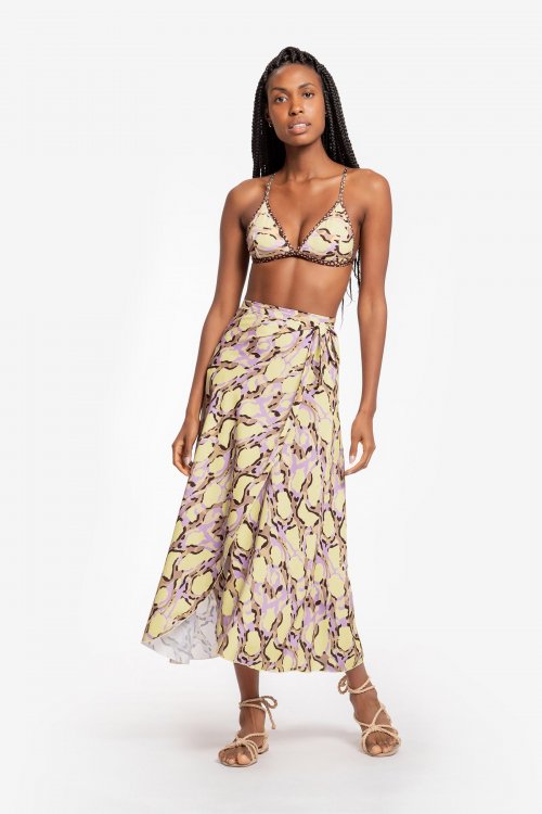 Saia Midi Wrap Maiorca Saia Midi Wrap Maiorca