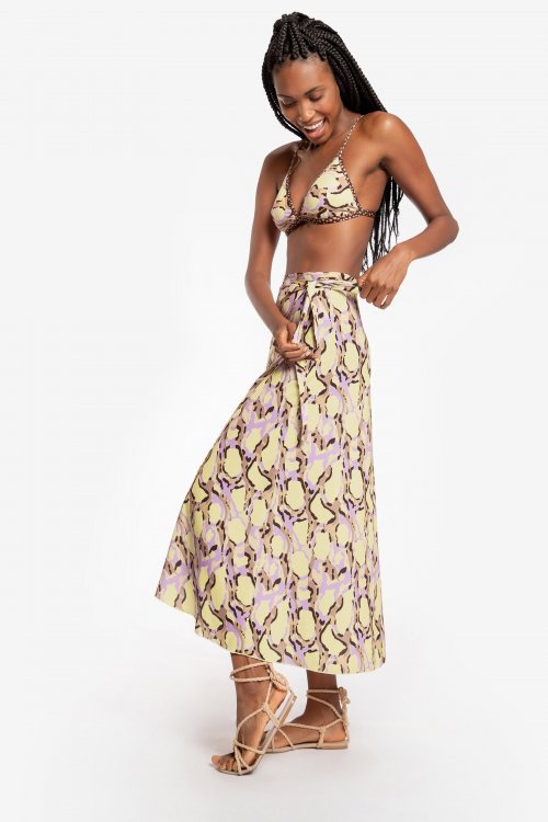 Saia Midi Wrap Maiorca Saia Midi Wrap Maiorca