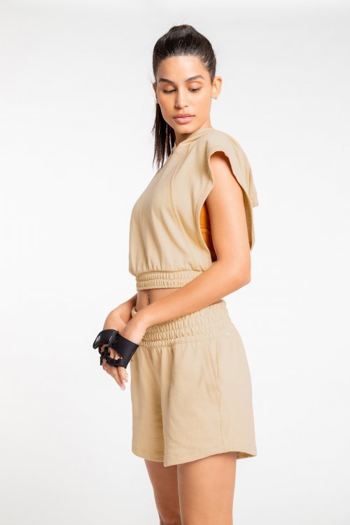 Blusão Cropped Eco Hype Blusão Cropped Eco Hype