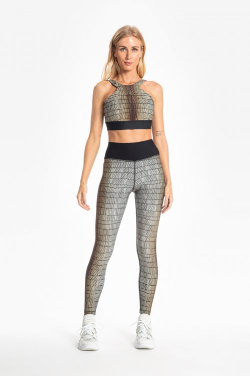 Calça Legging Reversible Denim Spirit Calça Legging Reversible Denim Spirit
