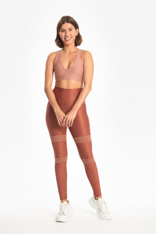 Calça Legging Block Lines Allure Calça Legging Block Lines Allure