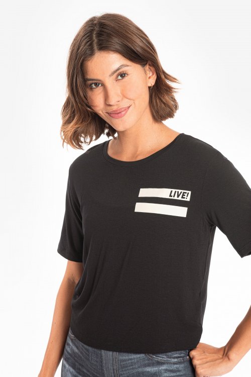 Blusa Cropped LIVE! Signature Blusa Cropped LIVE! Signature