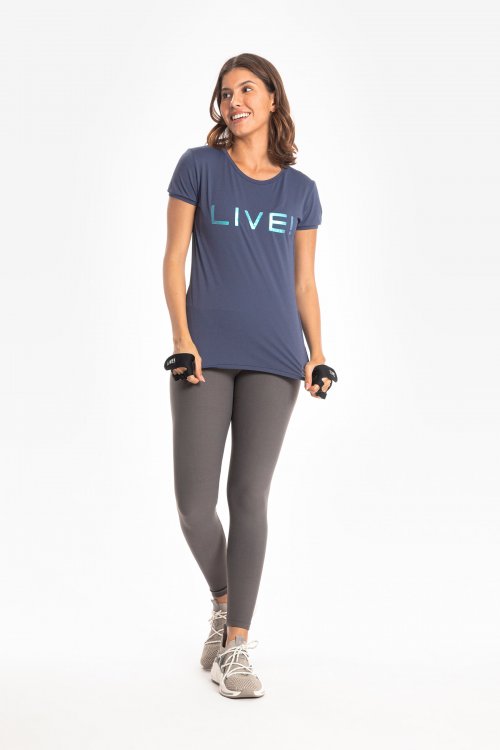 Blusa Basic LIVE! Holographic Blusa Basic LIVE! Holographic