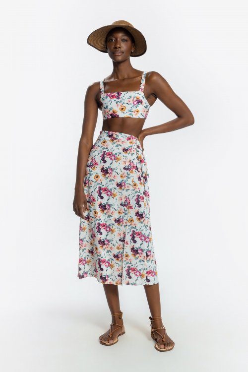 Saia Midi Pareô Fresh Saia Midi Pareô Fresh