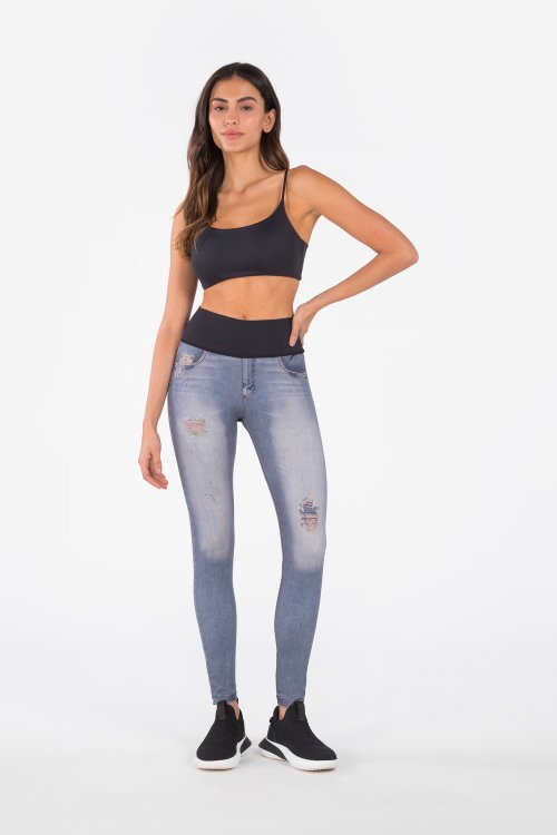 Calça Fusô Reversible Denim Energy Calça Fusô Reversible Denim Energy