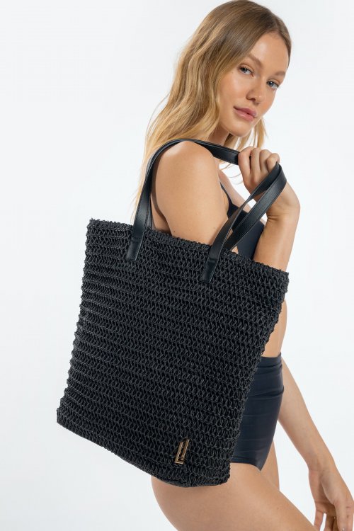 Bolsa Black Straw Bolsa Black Straw