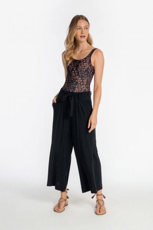 Calça Crop Stone Calça Crop Stone