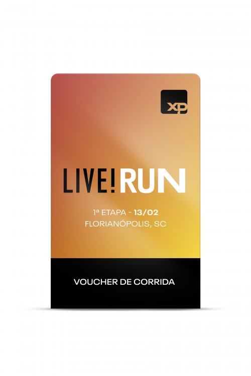 VOUCHER LIVE! RUN XP VOUCHER LIVE! RUN XP