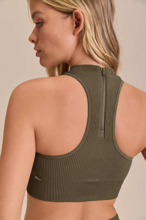 Top Nadador Zip Seamless Knit®