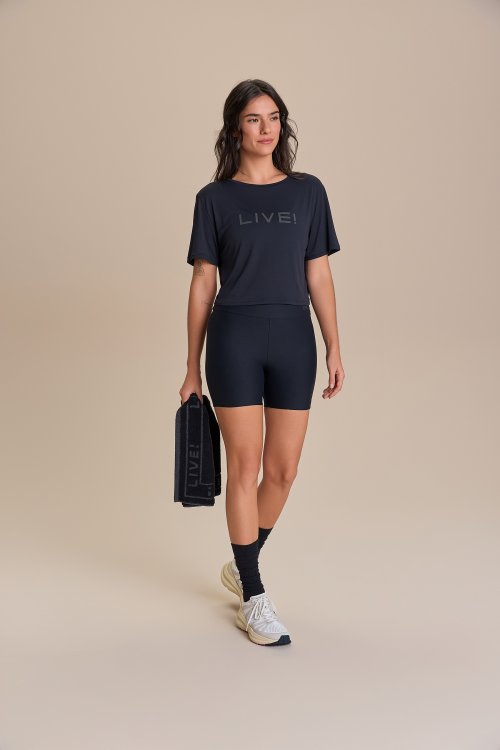 Camiseta Cropped LIVE! Comfort
