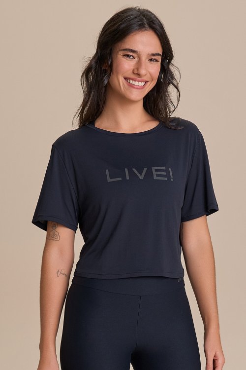Camiseta Cropped LIVE! Comfort