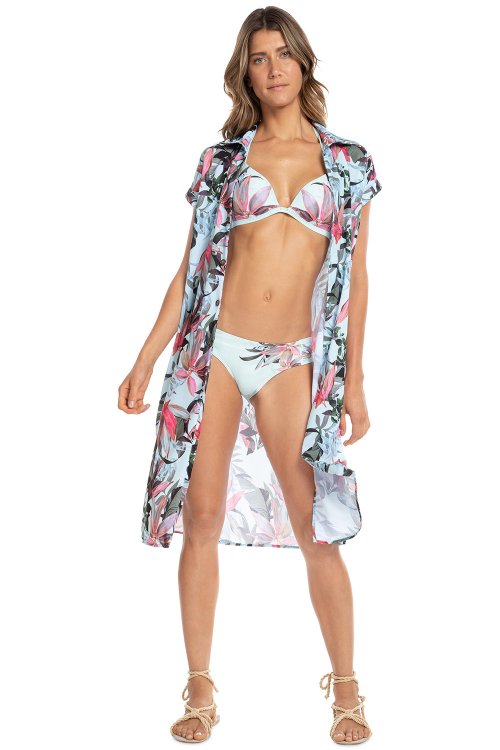 Chemise Aqua Foliage