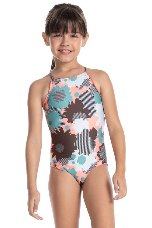 Maiô Floral Artsy Kids