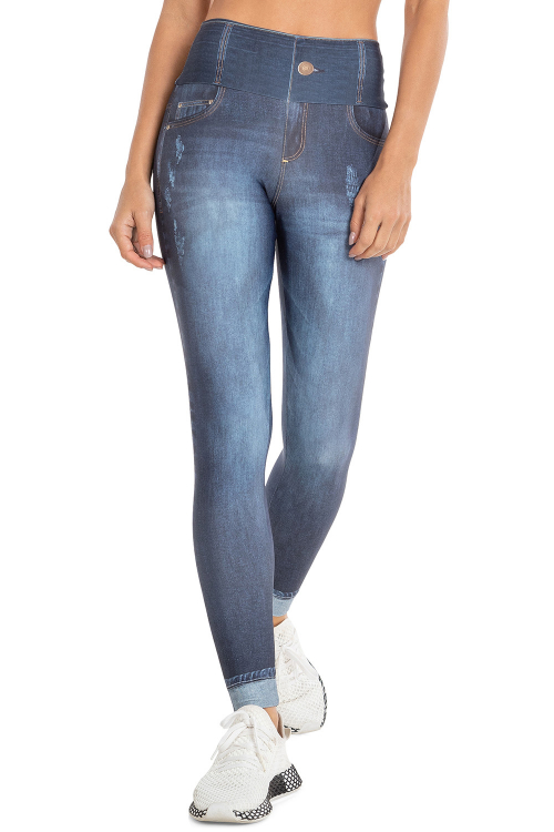 Calça Legging Jeans Plus Motivation