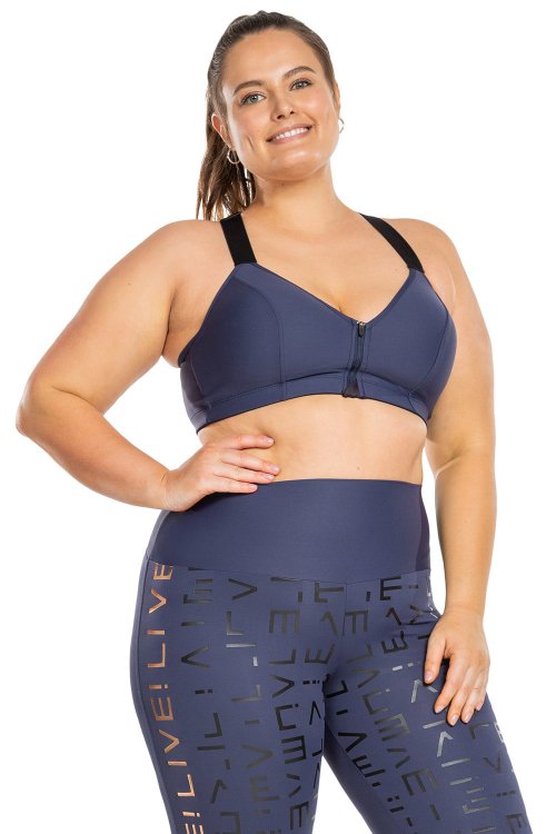 Top Neo Halter Dots Plus Size