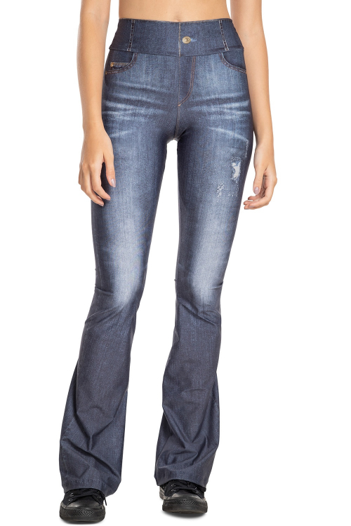 Calça Flare Jeans Power