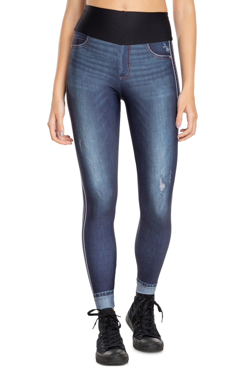Calça Legging Jeans Sportif Jurerê