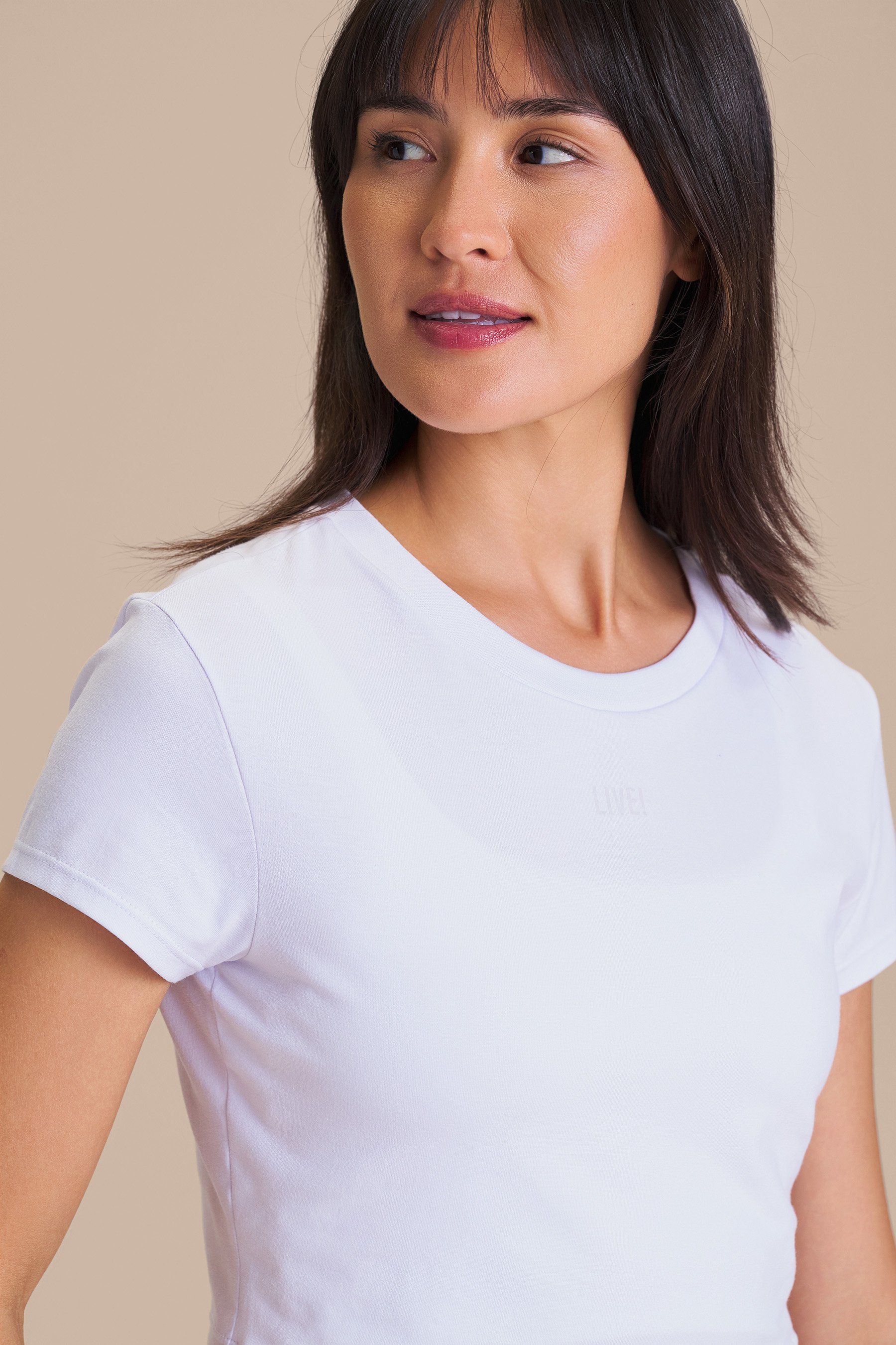 Live! — Blusa Cropped Pima Slim